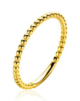 ZINZI Gold 14 krt gouden ring met bolletjes 1,5mm breed ZGR372 - PansiteNederland.nl