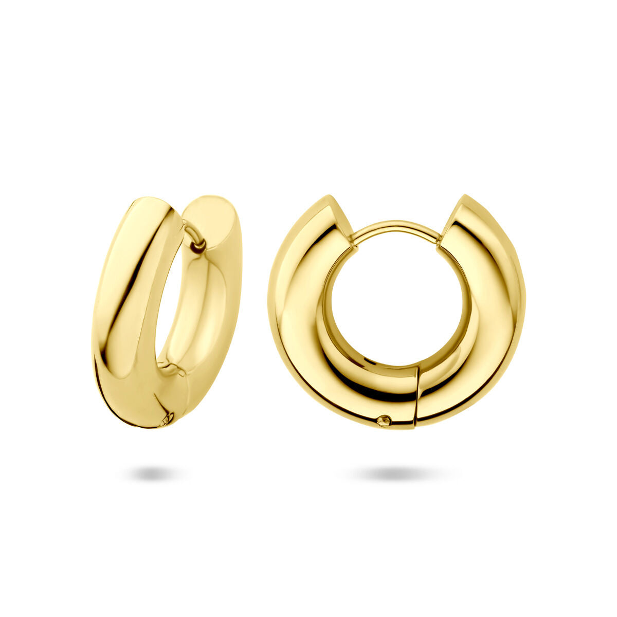 Edelstalen klapoorringen ion plating 20 mm - 6506144