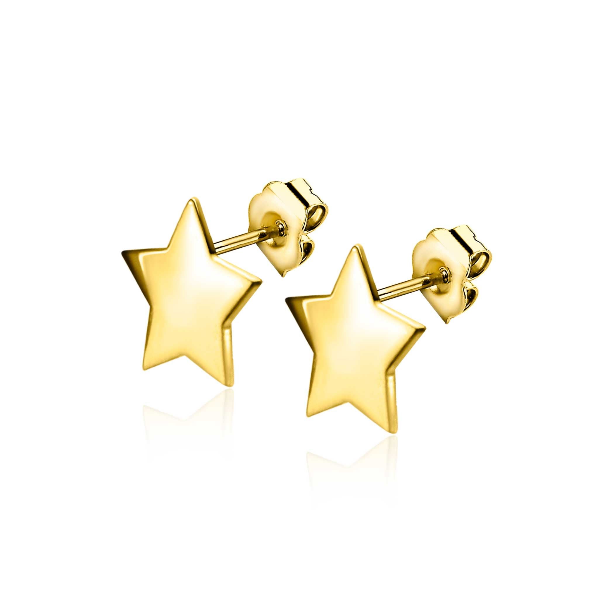 ZINZI 14K Gouden Oorknoppen ZGO315 oorbellen