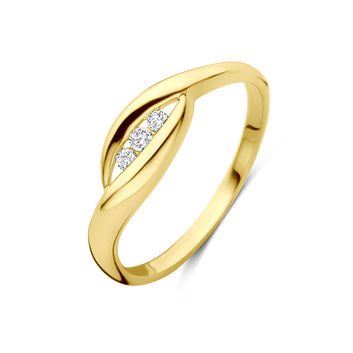 Fantasy Collection Ring zirkonia 14K geelgoud