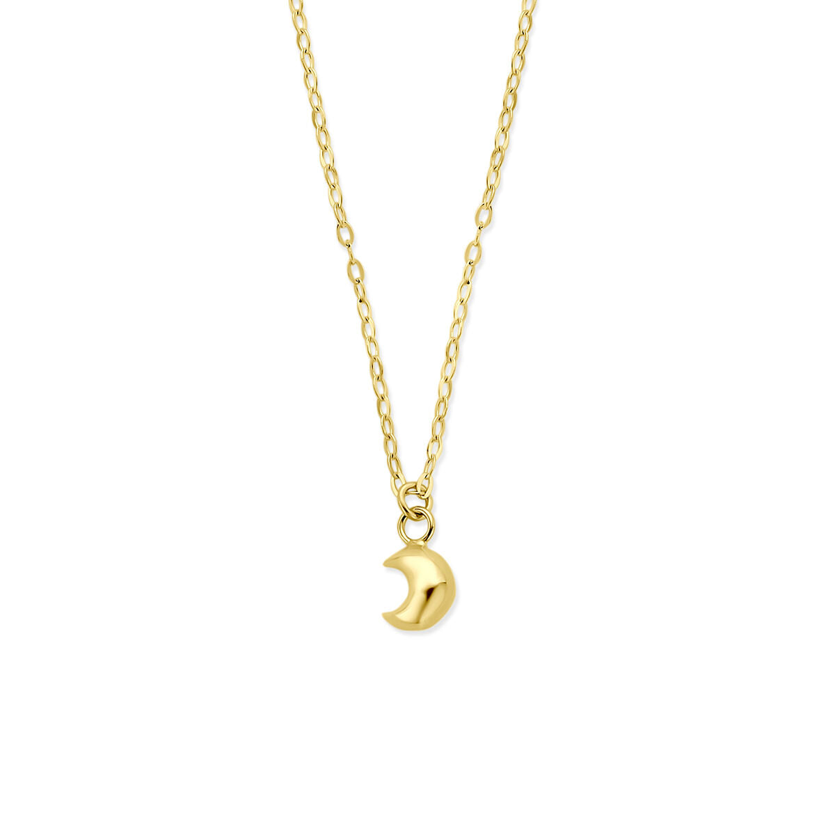 Fantasy Collection Collier maan 40 - 42 cm 14K geelgoud