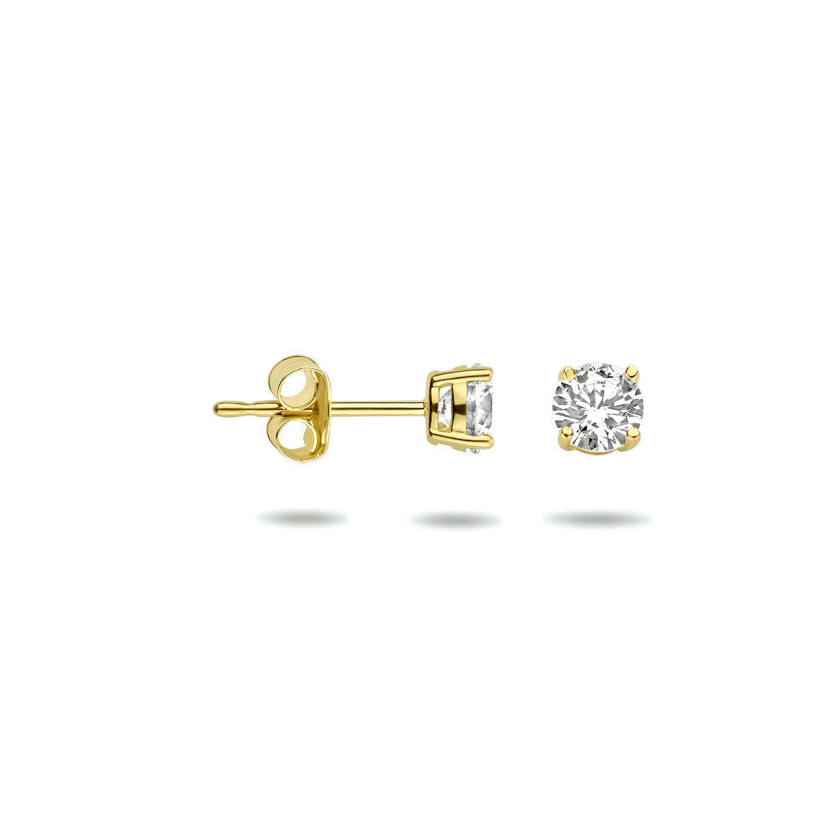 Fantasy Collection Oorbellen zirkonia 14K geelgoud
