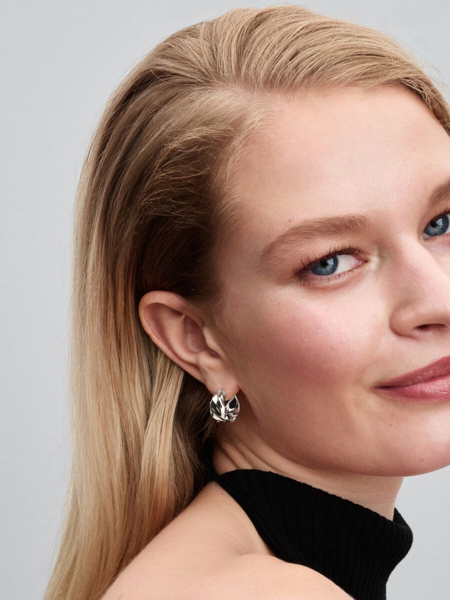 Pandora Geribbelde Kleine Oorringen - 293874C00 - PansiteNederland.nl