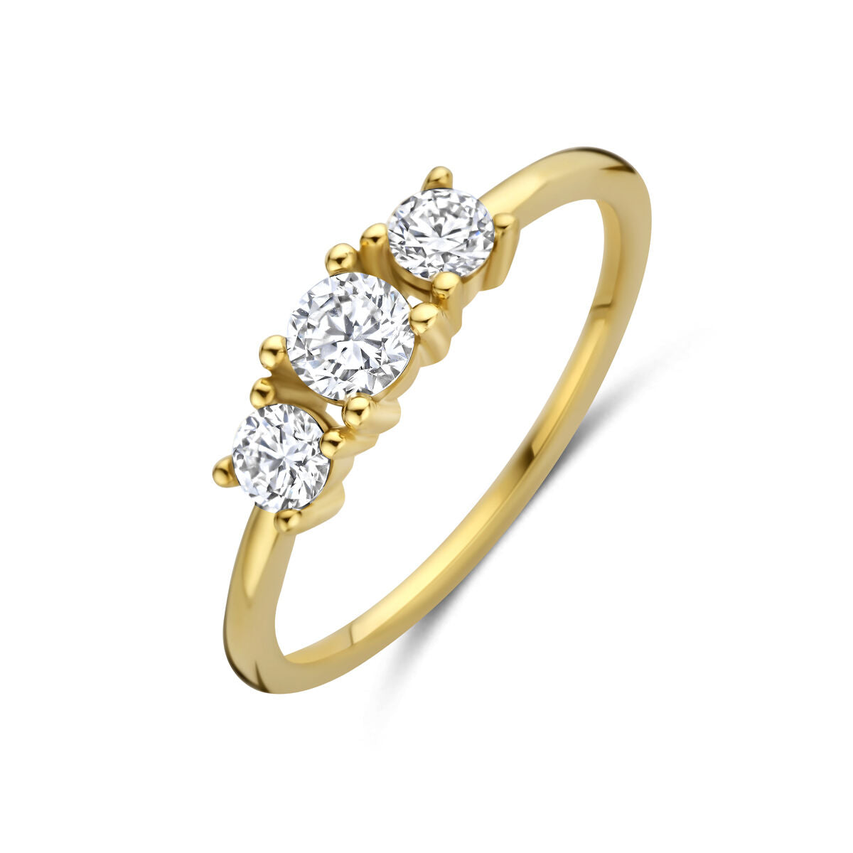 Fantasy Collection Ring lab grown diamant 0.50ct f vs 14K geelgoud