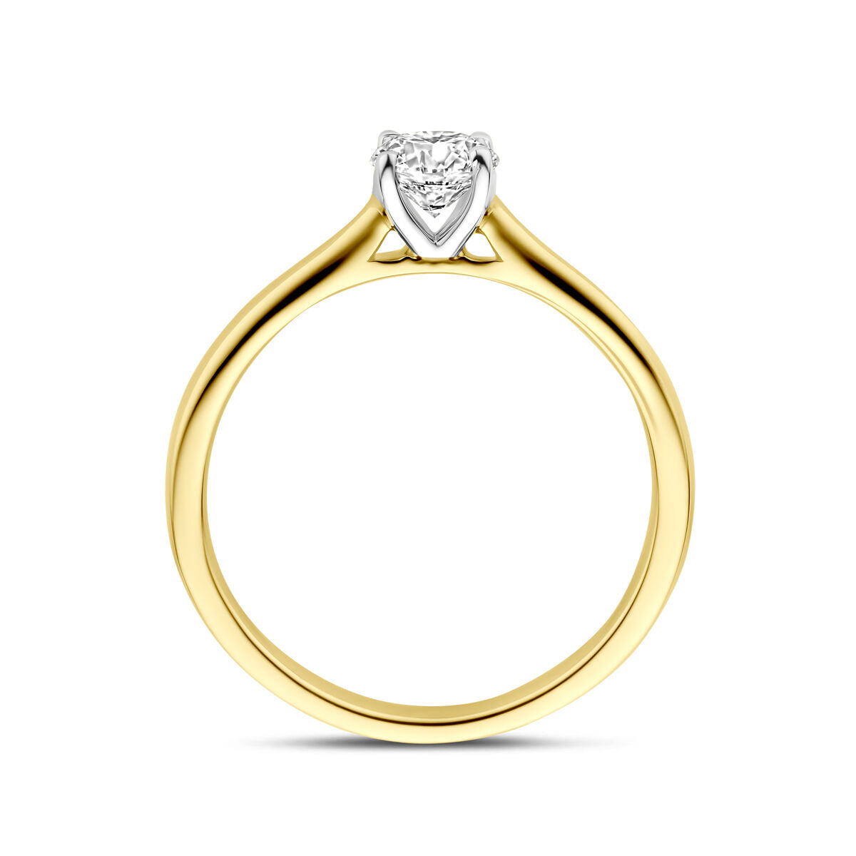 Fantasy Collection Ring lab grown diamant 0.50ct h si 14K bicolor goud