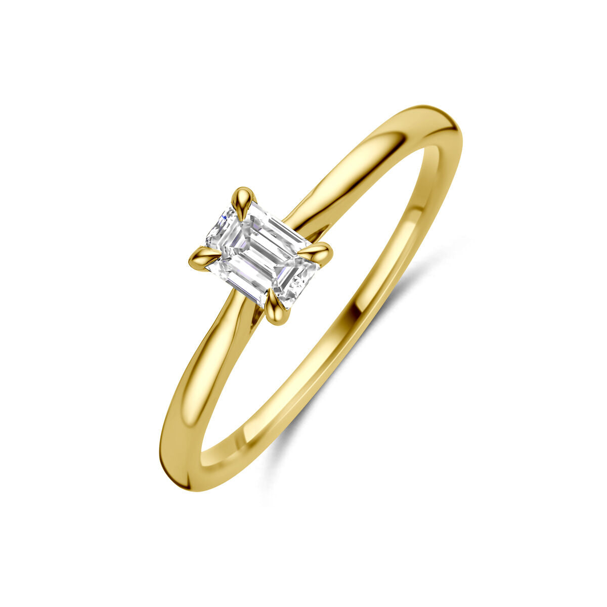 Fantasy Collection Ring lab grown diamant 0.50ct h si 14K geelgoud