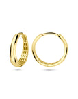 14K geelgouden klapoorringen 18 mm - 4033396