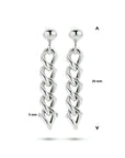 Zilver Gerhodineerd Oorhangers Schakel 1337238 - PansiteNederland.nl