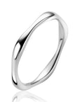 ZINZI zilveren ring organisch gevormd 2,5mm breed ZIR2610 - PansiteNederland.nl