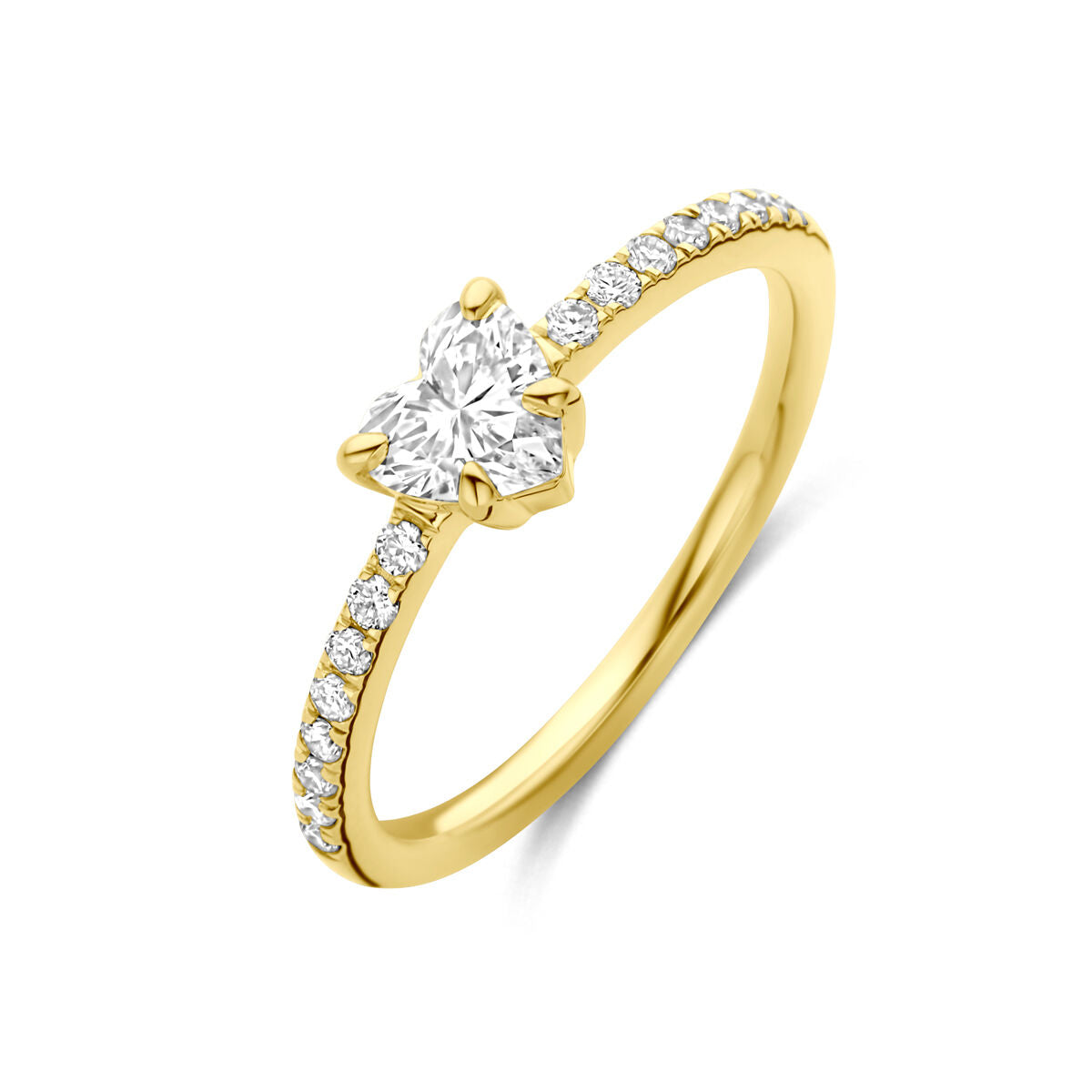 Fantasy Collection Ring lab grown diamant 0.665ct h si 14K geelgoud