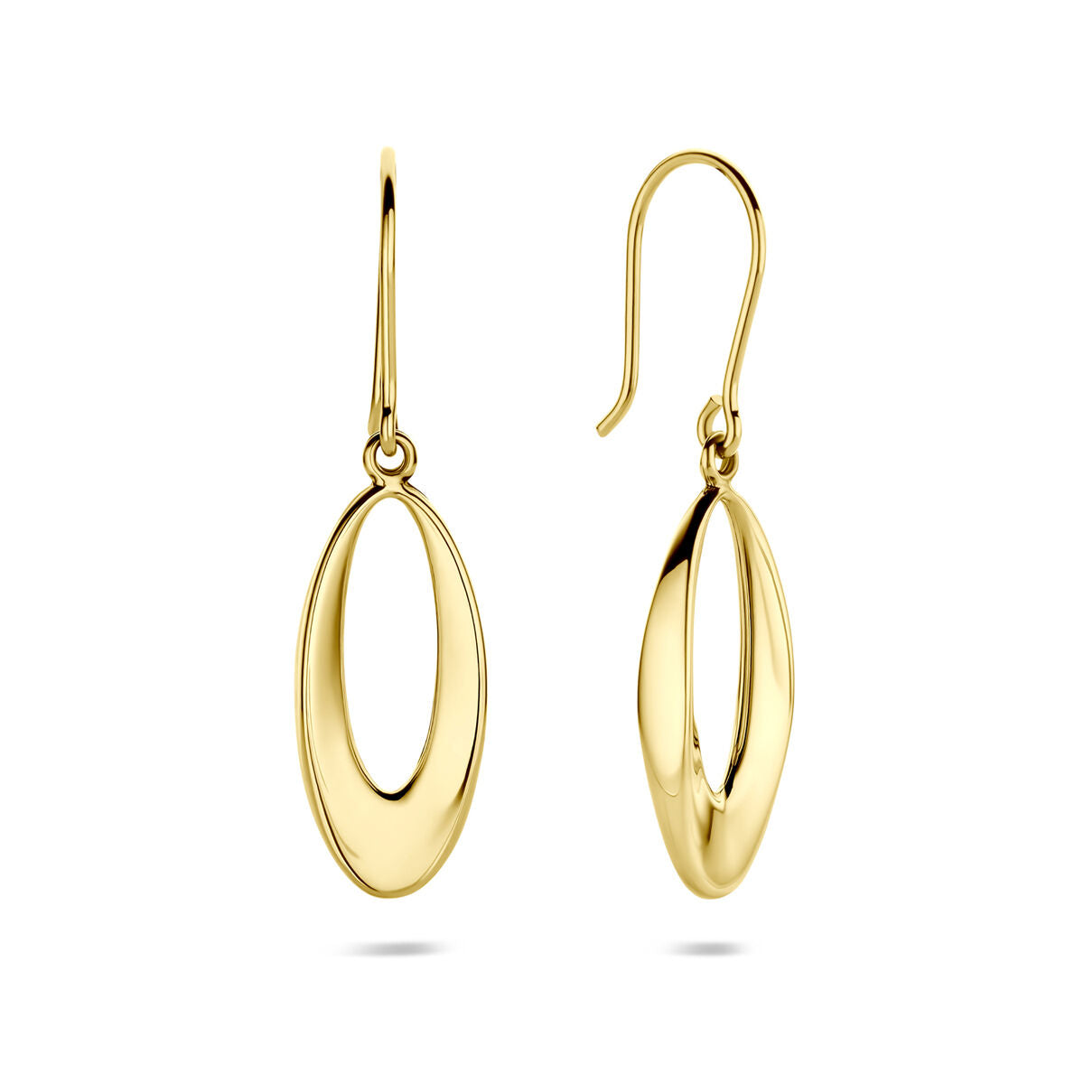 14K geelgouden oorhangers franse haak 40 mm - 4034296