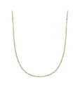 Sparkling Jewels ketting | 2mm Lime Jade Gold - 42cm +2cm NLK04G-G64 - PansiteNederland.nl