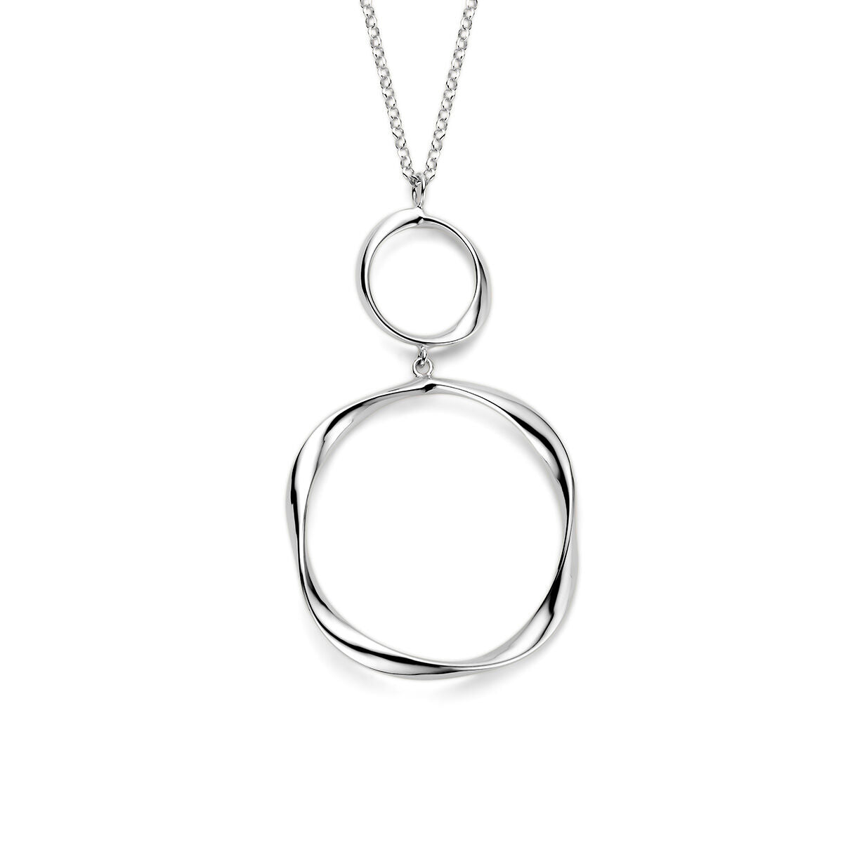 Fantasy Collection Collier gedraaid 41 + 4 cm zilver