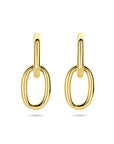 14K geelgouden oorhangers 35 mm - 4033619