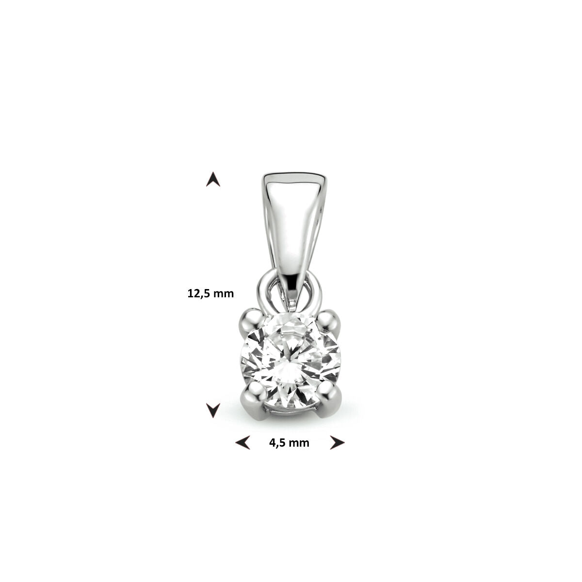 Fantasy Collection Hanger zirkonia zilver