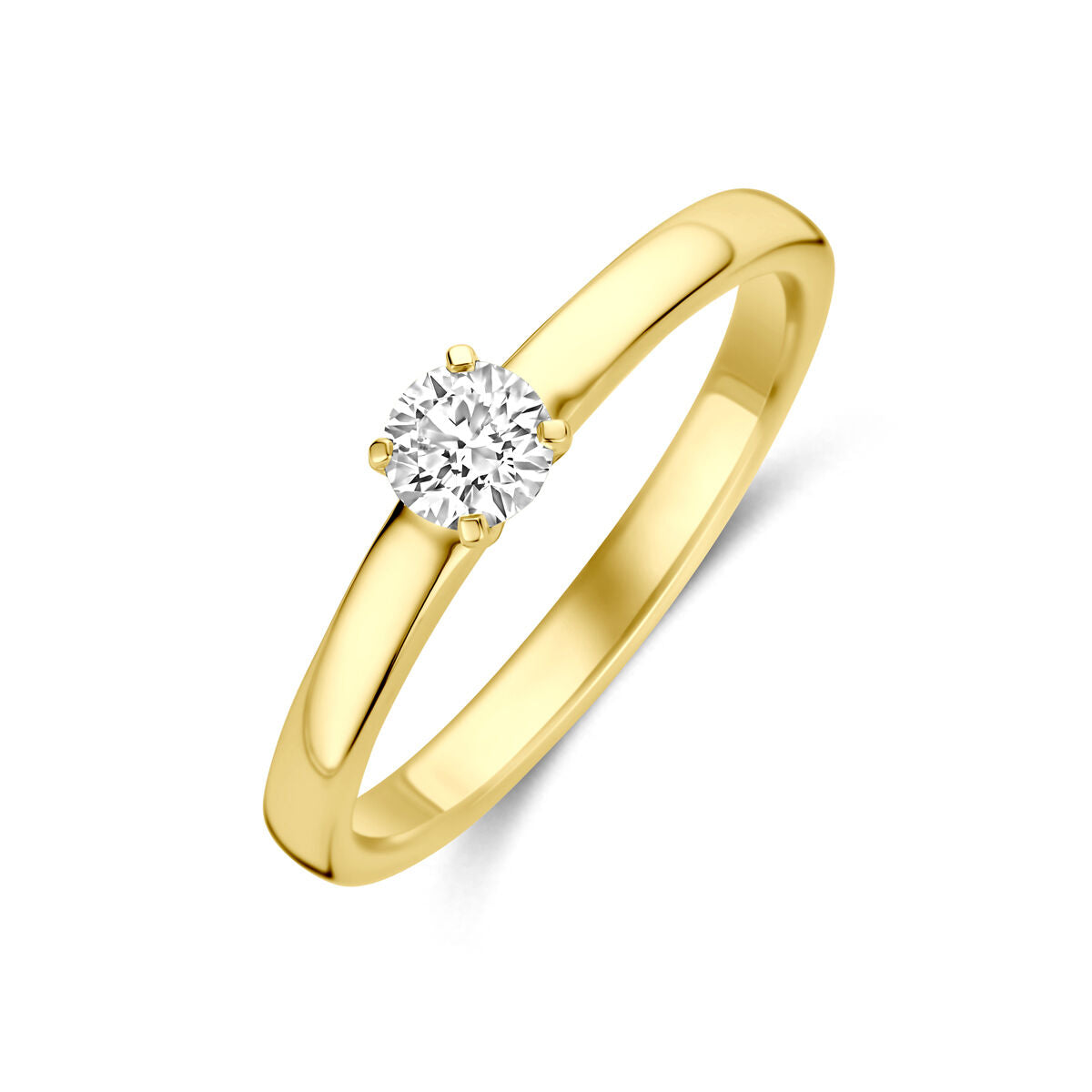 Fantasy Collection Ring lab grown diamant 0.25ct g vs 14K geelgoud