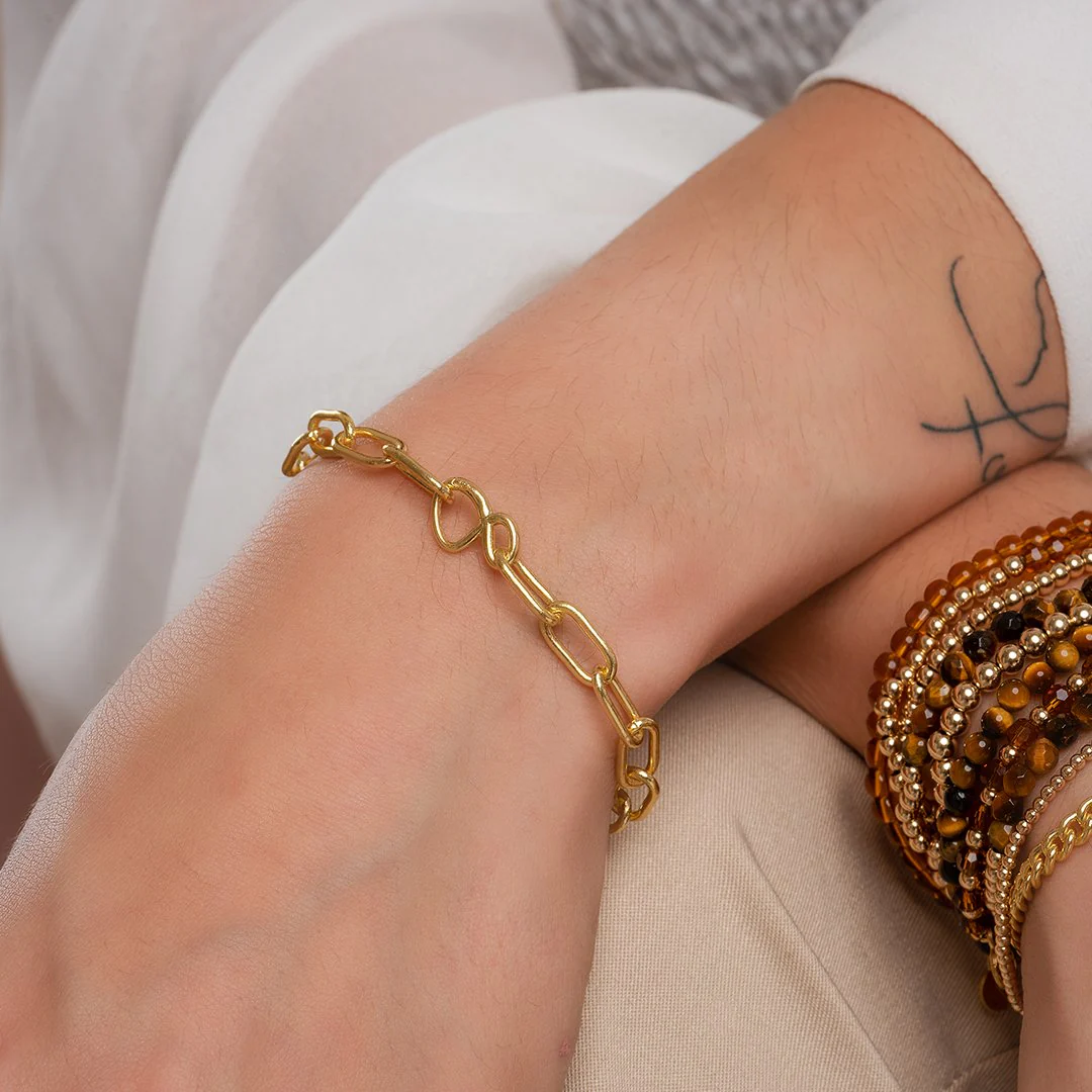 Sparkling Jewels Armband LK-LGG Goudkleurig