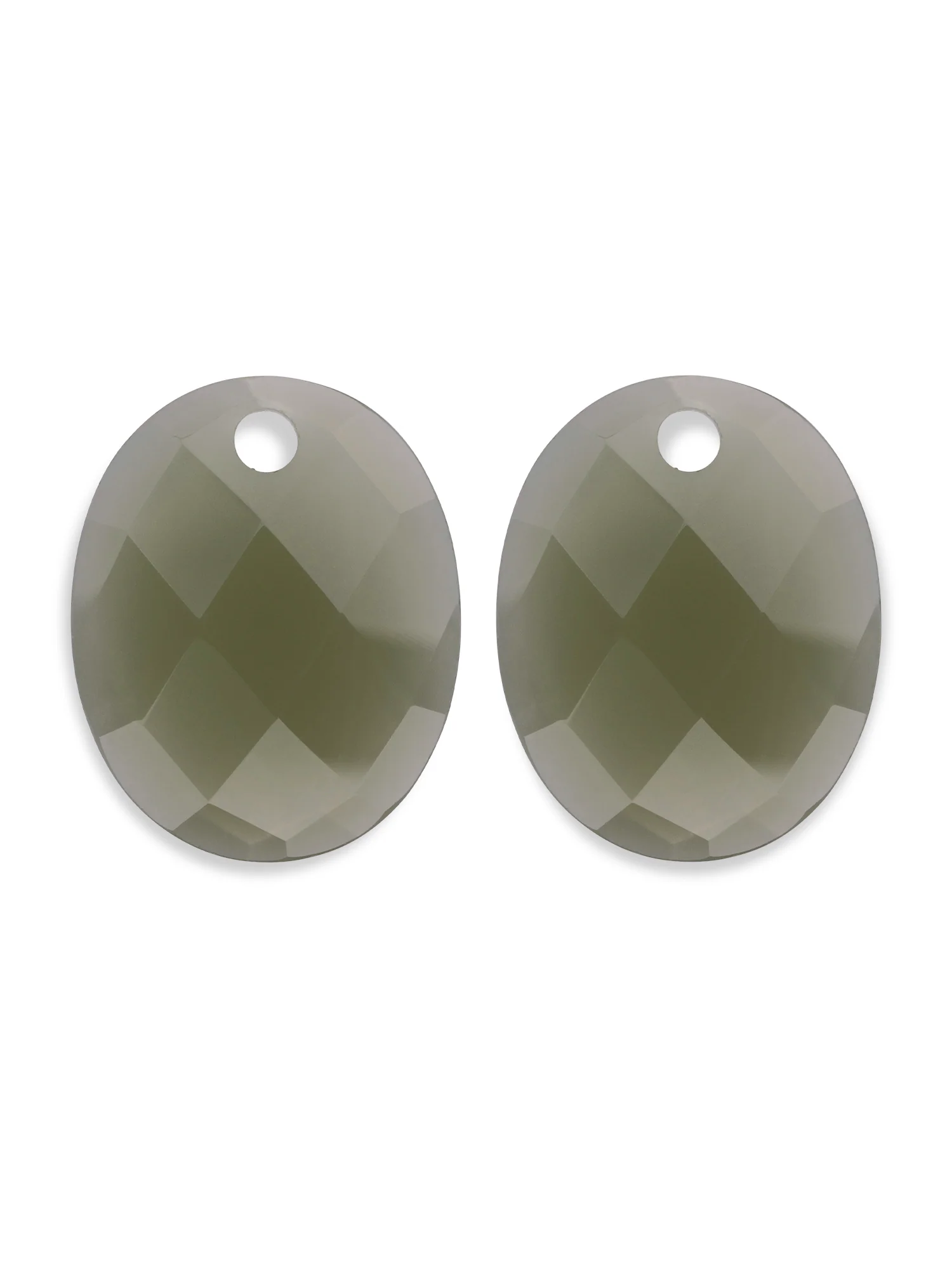 Sparkling Jewels Oorstenen Large Oval Lime EAGEM64-RO