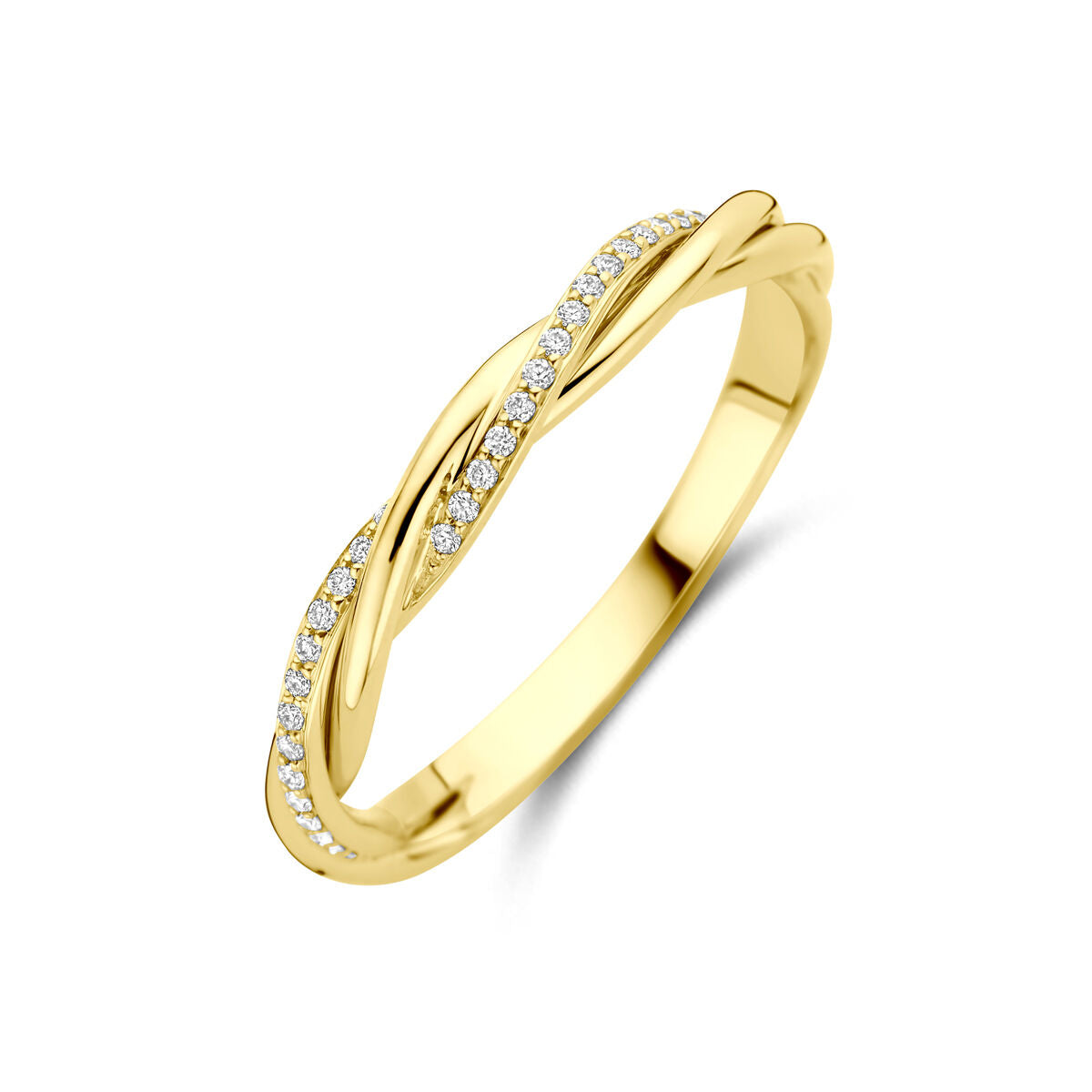 Fantasy Collection Ring diamant 0.08ct h si 14K geelgoud