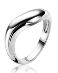 ZINZI zilveren ring organisch gevormd 6mm breed ZIR2609 - PansiteNederland.nl
