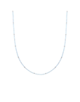 Sparkling Jewels ketting | 2mm Opalite Silver - 42cm +2cm NLK04S-G14 - PansiteNederland.nl