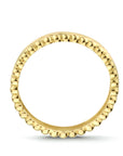 9K Gouden Geel Kleurig Ring Bolletjes 8000223 - PansiteNederland.nl