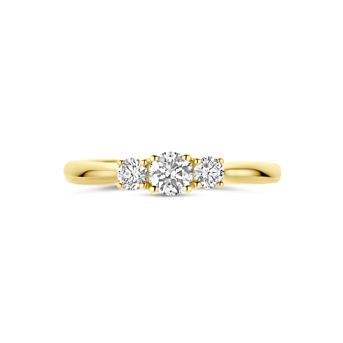 Fantasy Collection Ring lab grown diamant 0.45ct g vs 14K geelgoud