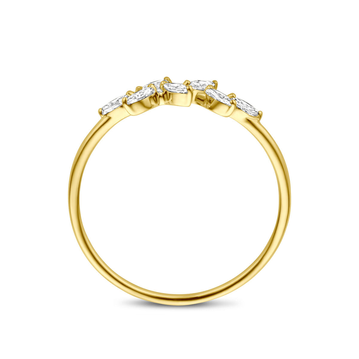 Fantasy Collection Ring zirkonia 14K geelgoud