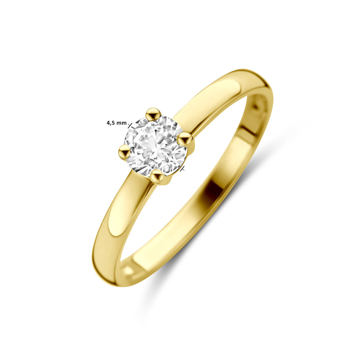 Fantasy Collection 9K ring zirkonia 9K geelgoud