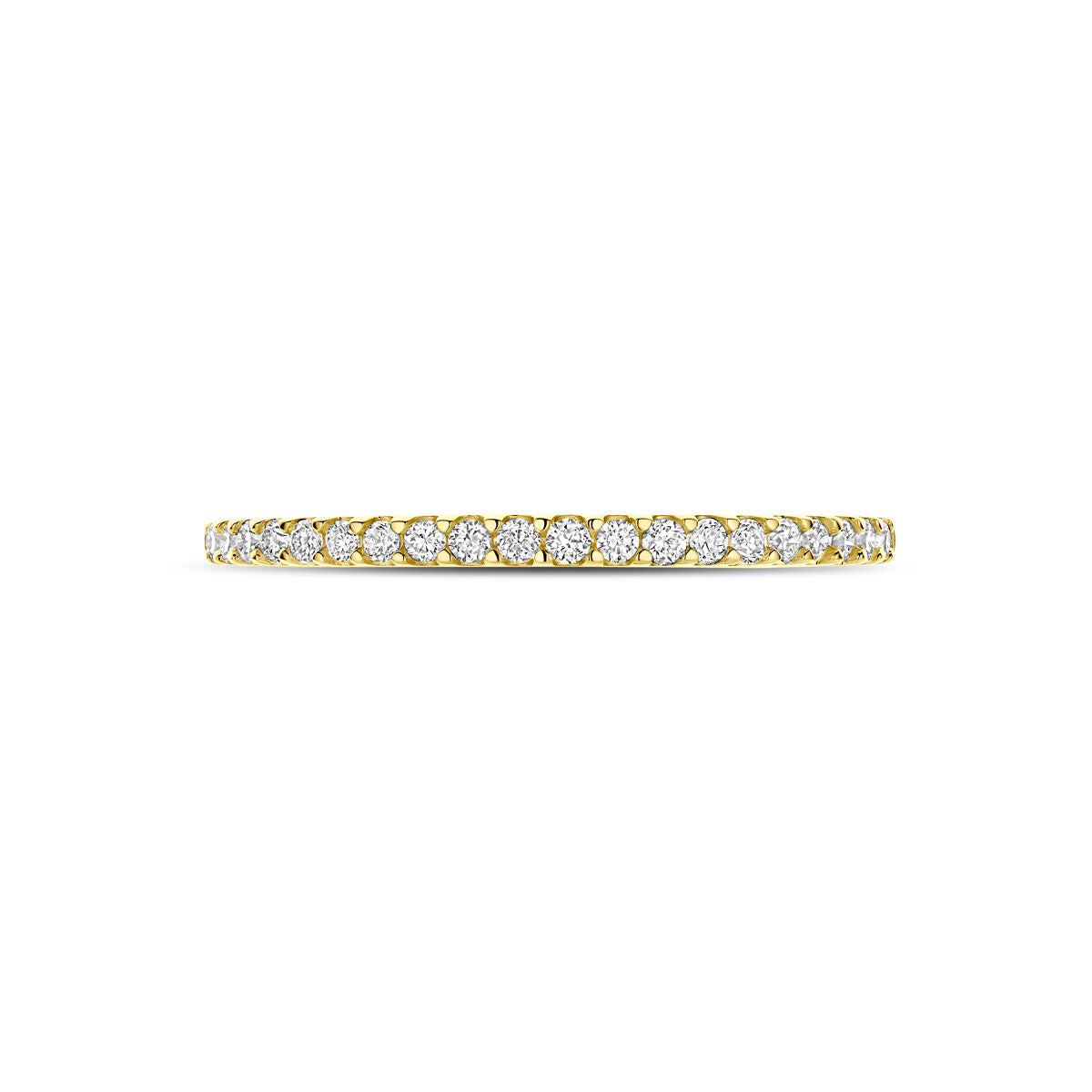 Fantasy Collection Ring lab grown diamant 0.15ct h si 14K geelgoud