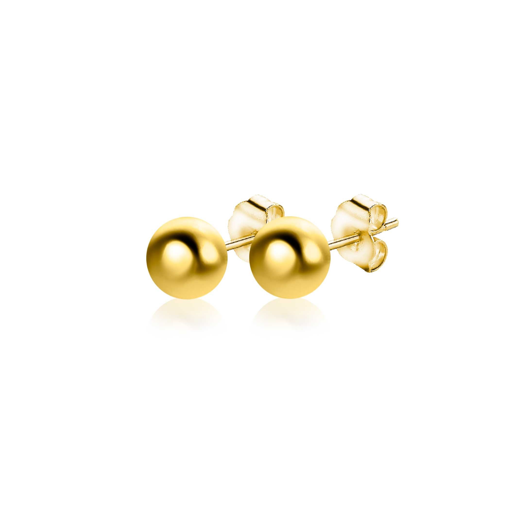 ZINZI 14K Gouden Oorknoppen ZGO394 oorbellen