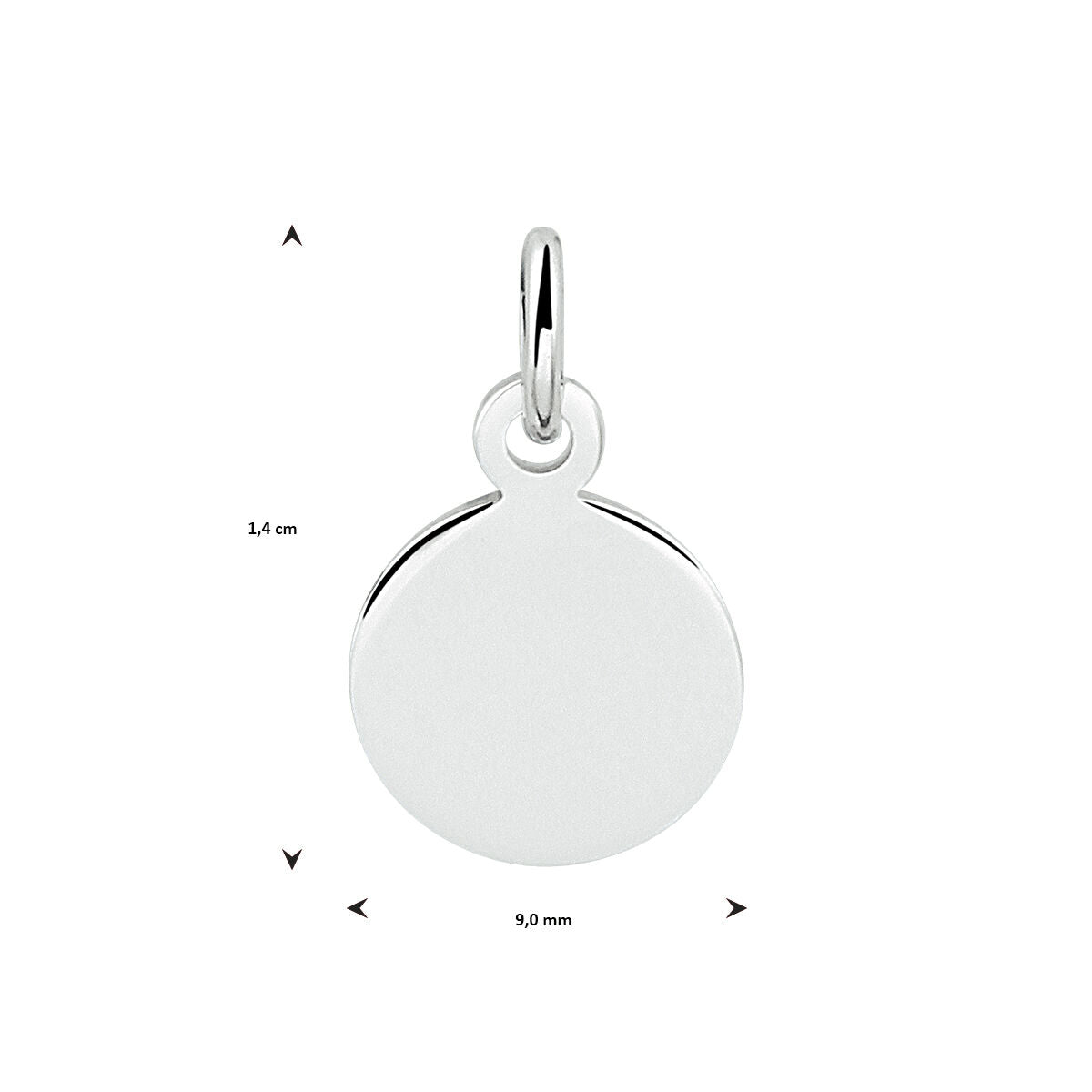 Fantasy Collection Graveerhanger rond zilver