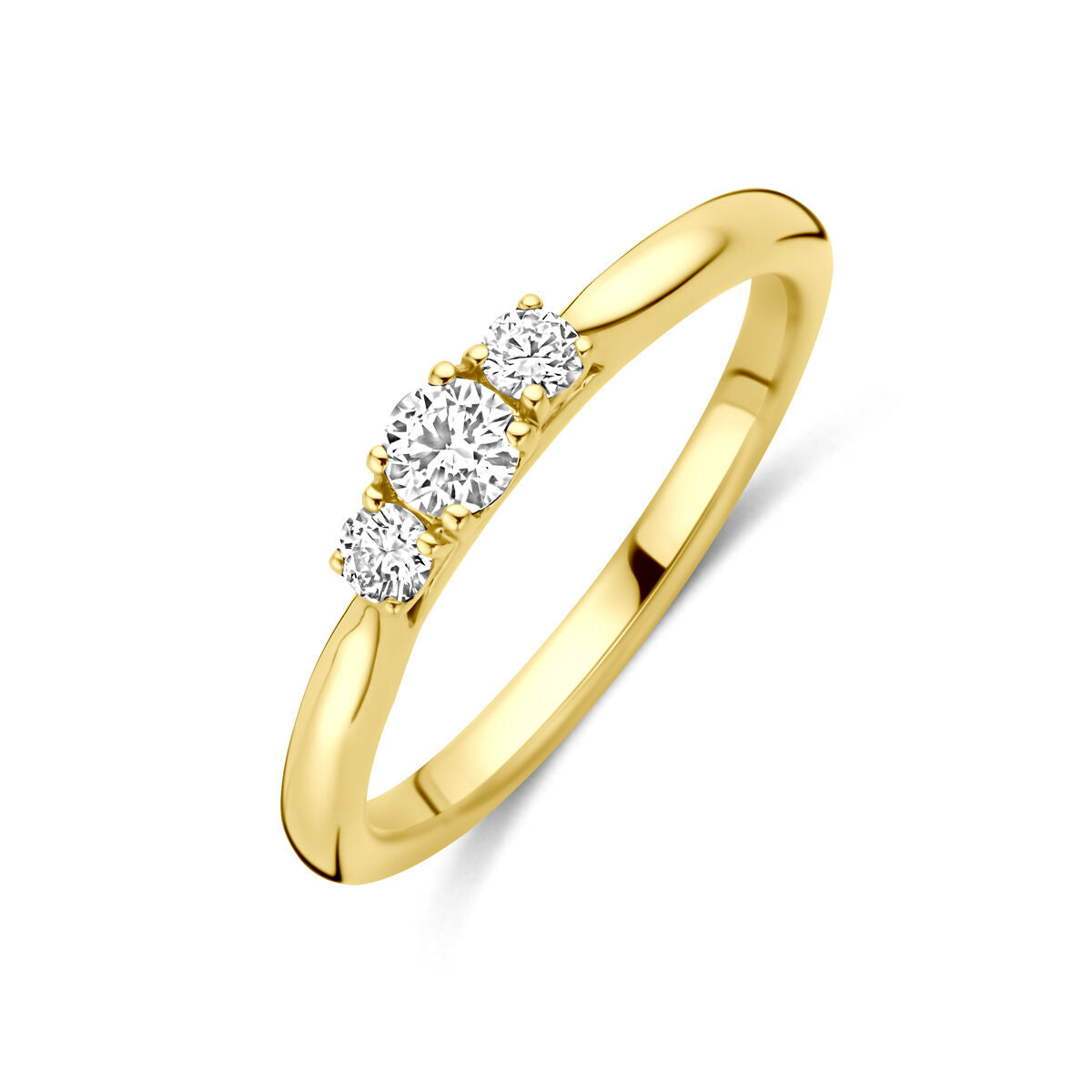 Fantasy Collection Ring lab grown diamant 0.26ct g vs 14K geelgoud
