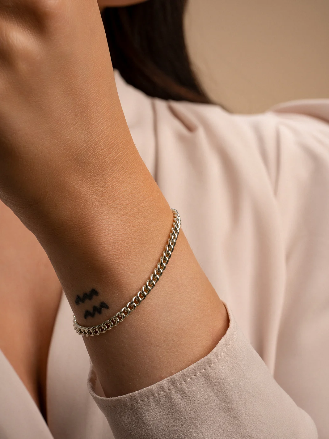 Sparkling Jewels Armband LK-CBS Zilverkleurig