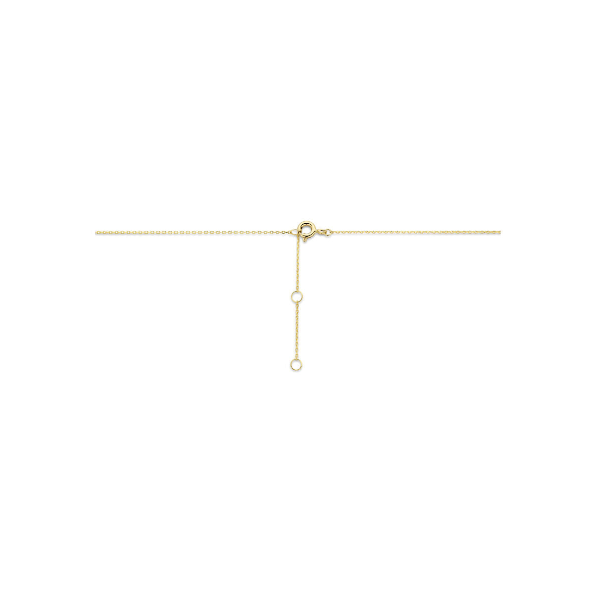 Fantasy Collection Collier infinity en hartjes 40 - 42 - 44 cm 14K geelgoud