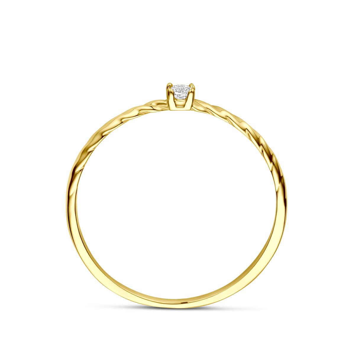 Fantasy Collection Ring zirkonia 14K geelgoud