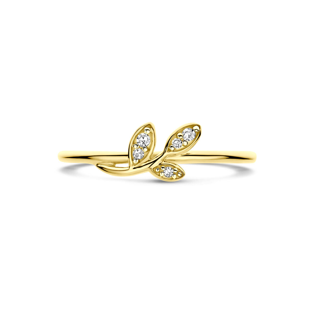 Fantasy Collection Ring diamant 0.03ct h si 14K geelgoud