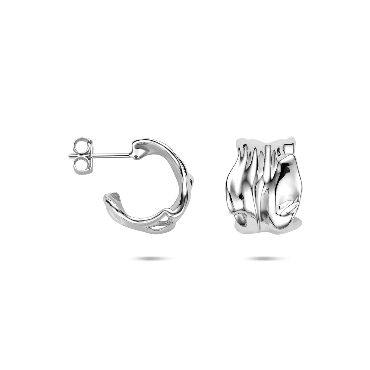 Fantasy Collection Oorbellen 15 mm zilver