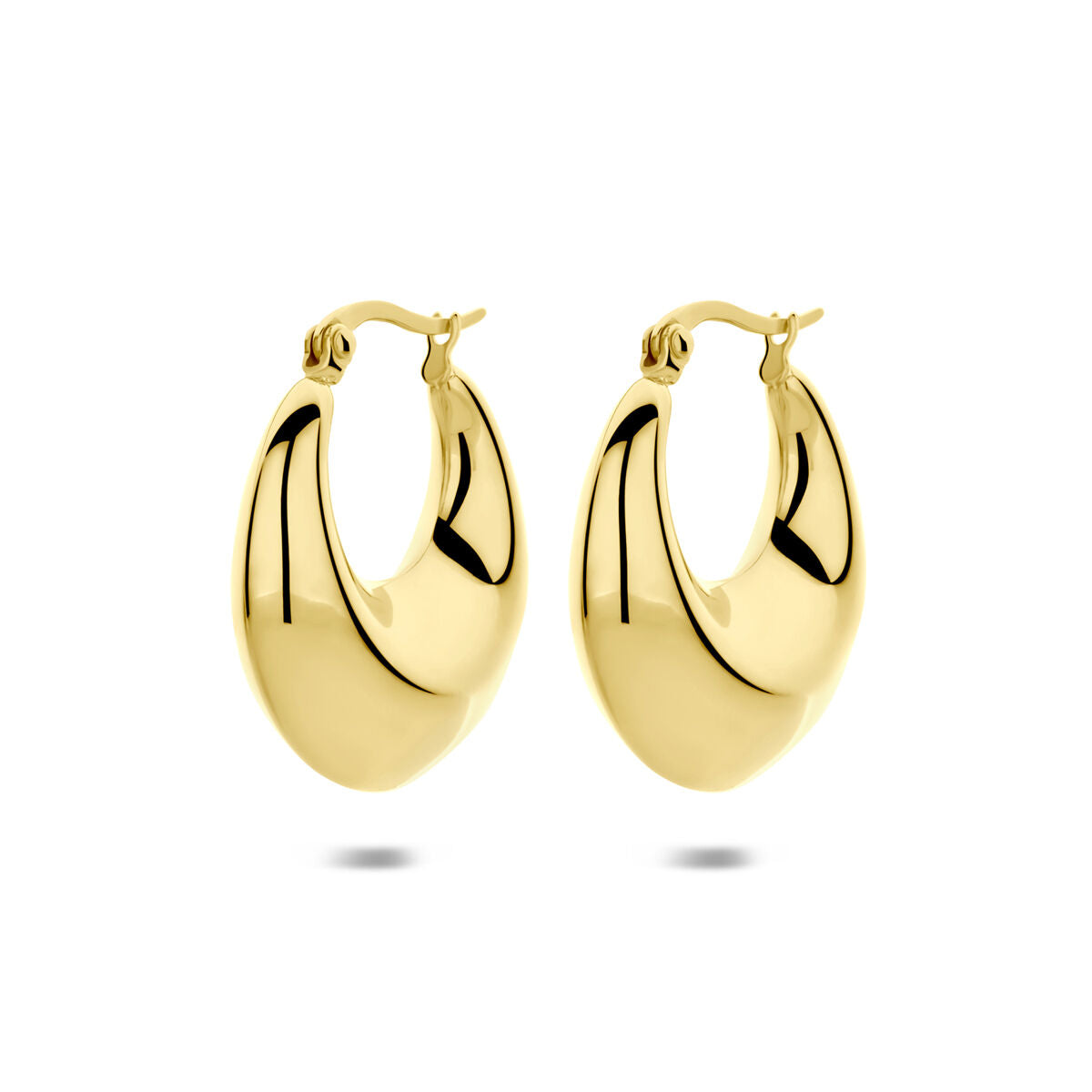 Edelstalen oorringen ion plating 28 mm - 6506149