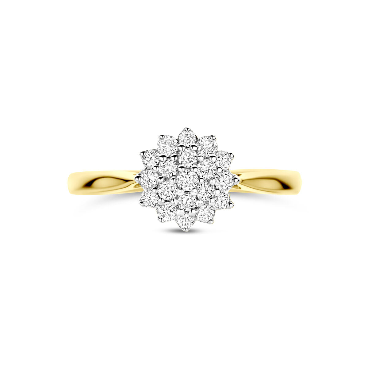 Fantasy Collection Ring lab grown diamant 0.33ct h si 14K bicolor goud