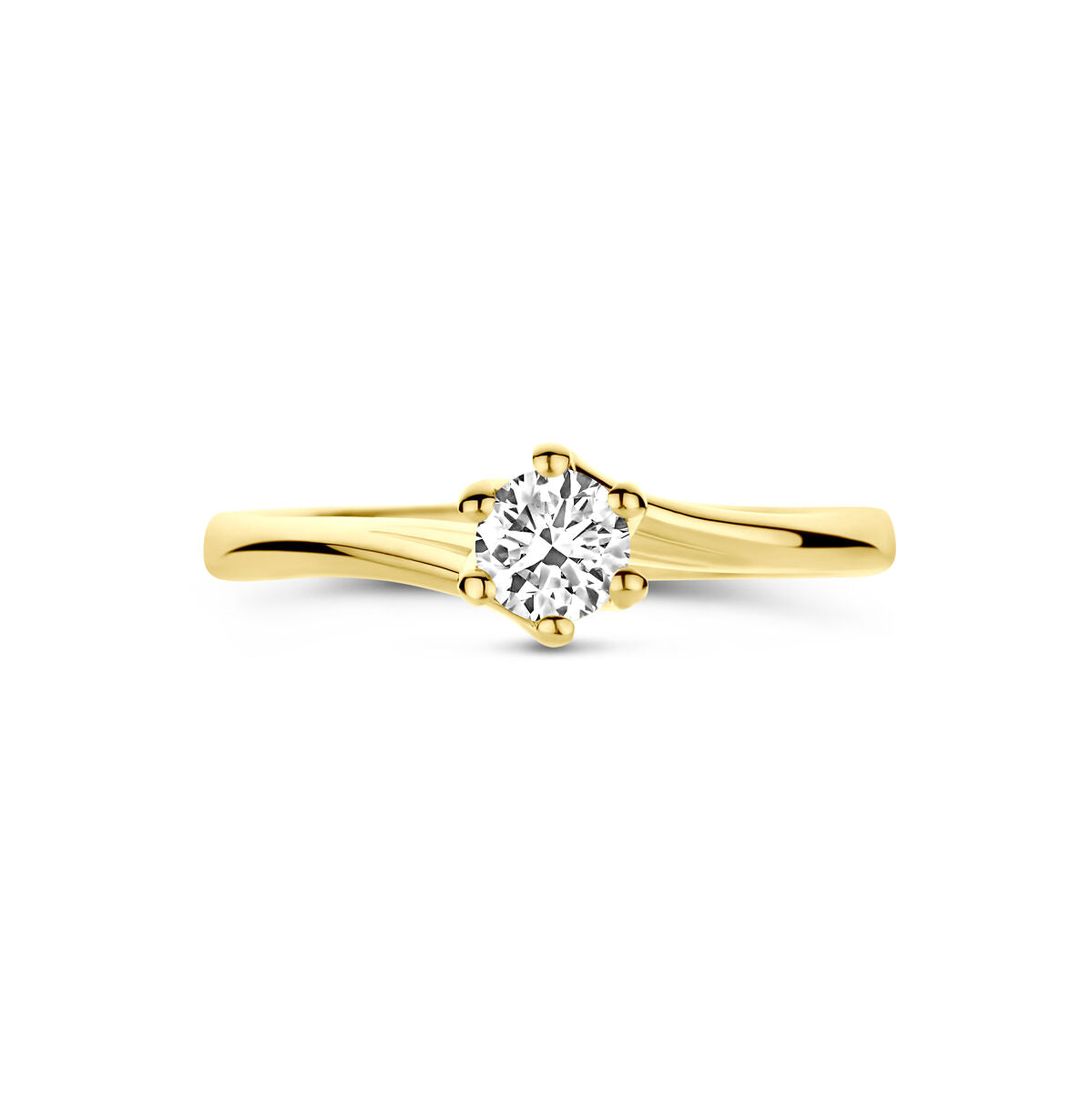 Fantasy Collection Ring lab grown diamant 0.30ct g vs 14K geelgoud