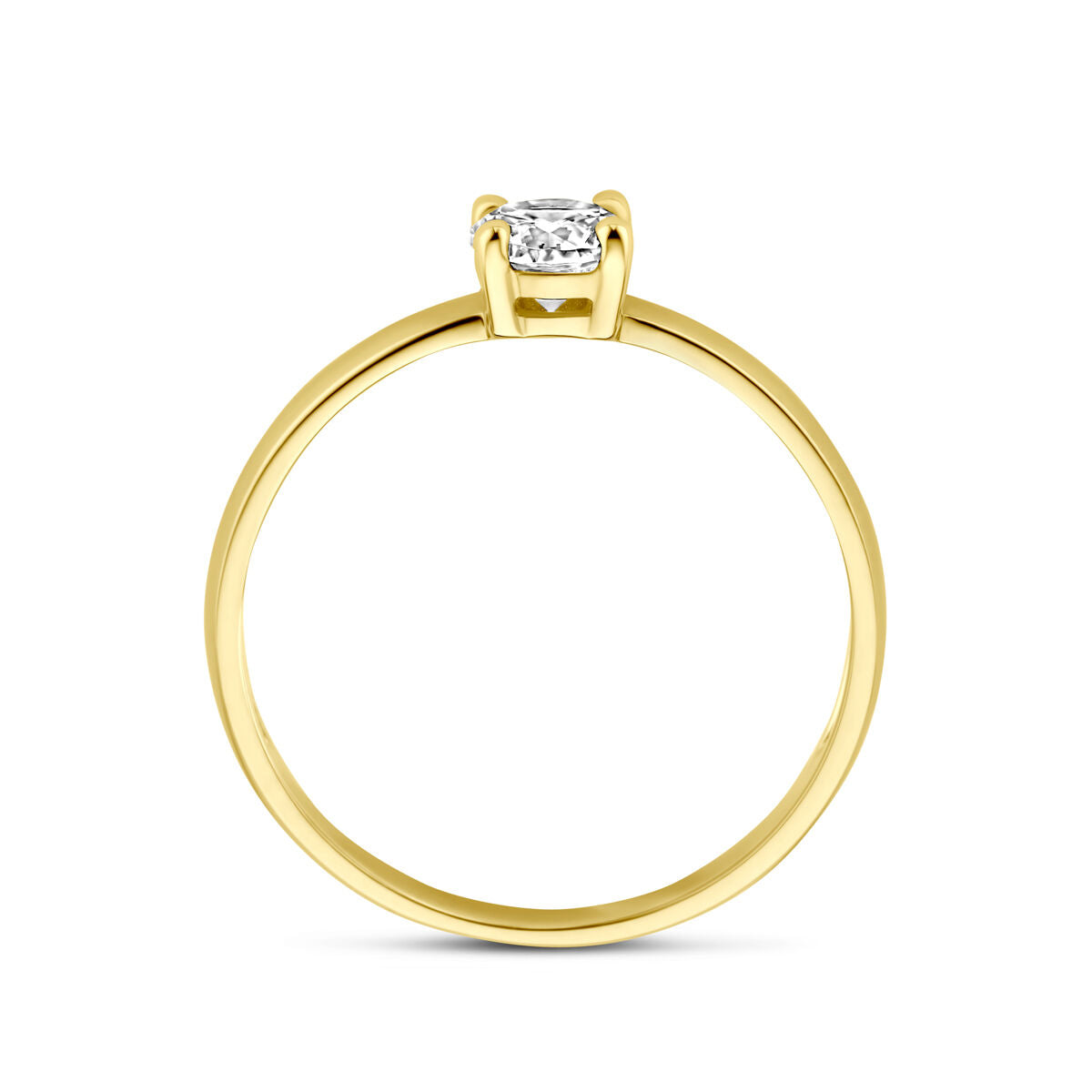 Fantasy Collection 9K ring zirkonia 9K geelgoud