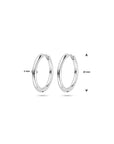 Zilveren Klapoorringen rond - 1322818 - PansiteNederland.nl