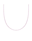 Sparkling Jewels ketting | 2mm Rose Quartz Gold - 42cm +2cm NLK04G-G13 - PansiteNederland.nl