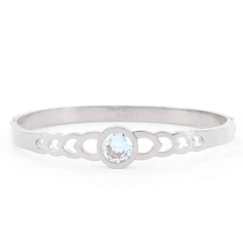 Kalli Kalli Armband 2191 - Zilverkleurig 58 mm