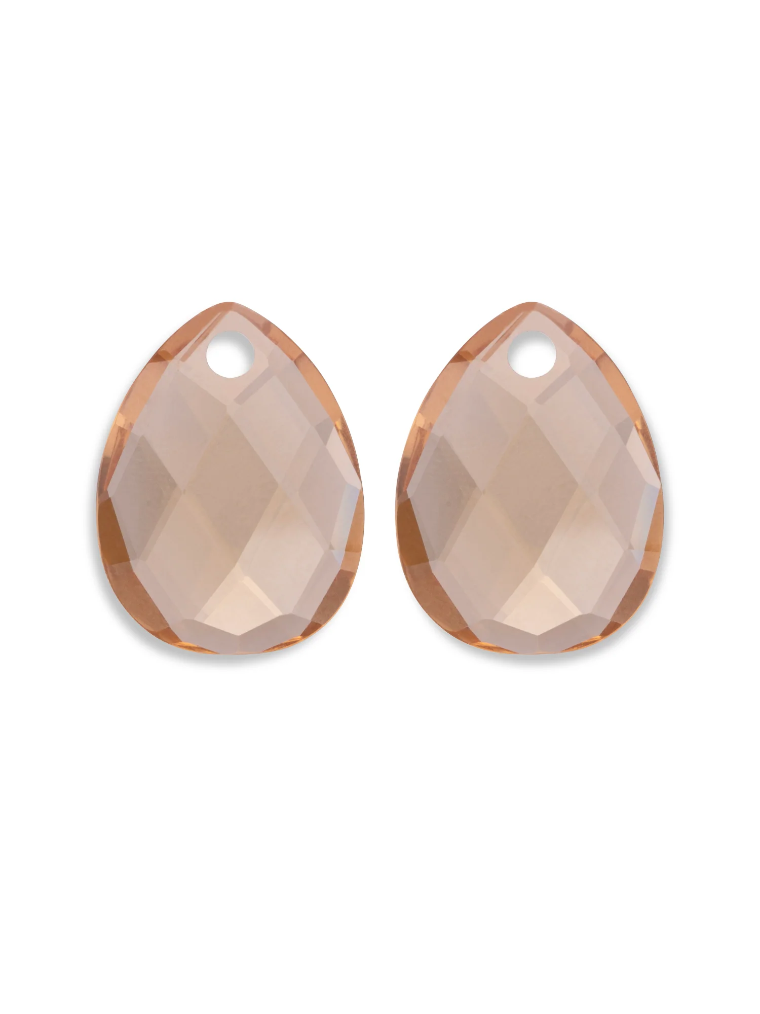 Sparkling Jewels Oorstenen Afterglow - Light Gold Citrien EAGEM65
