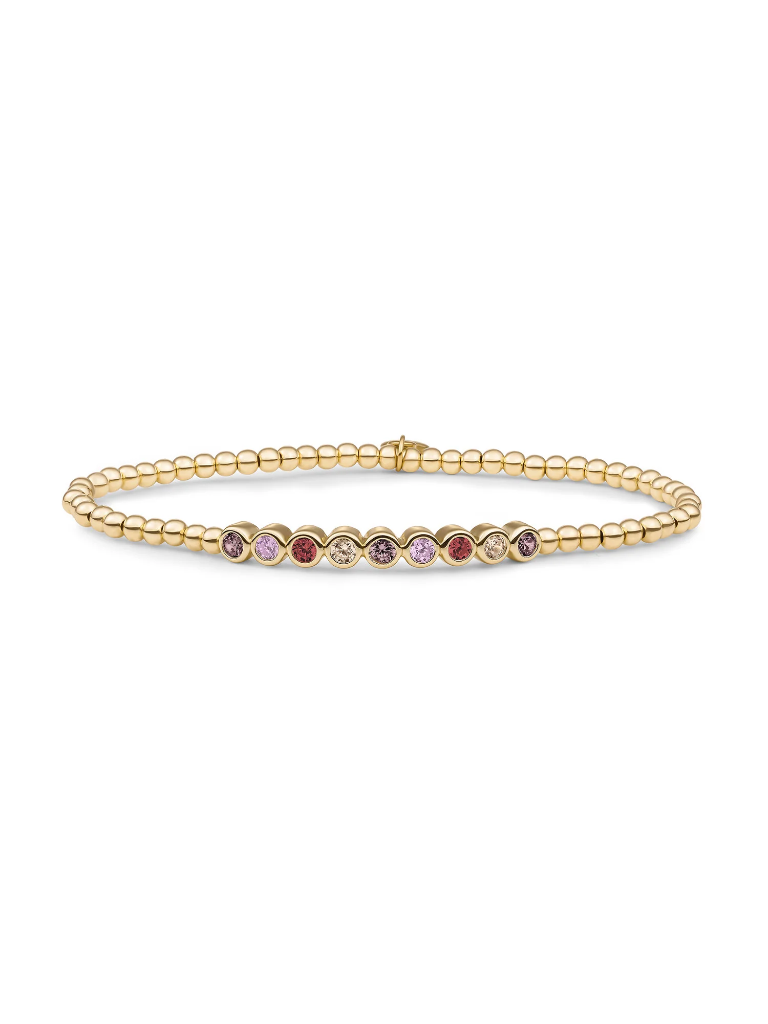 Sparkling Jewels Armband Kristal SB-G-3MM-TB06 Zilverkleurig