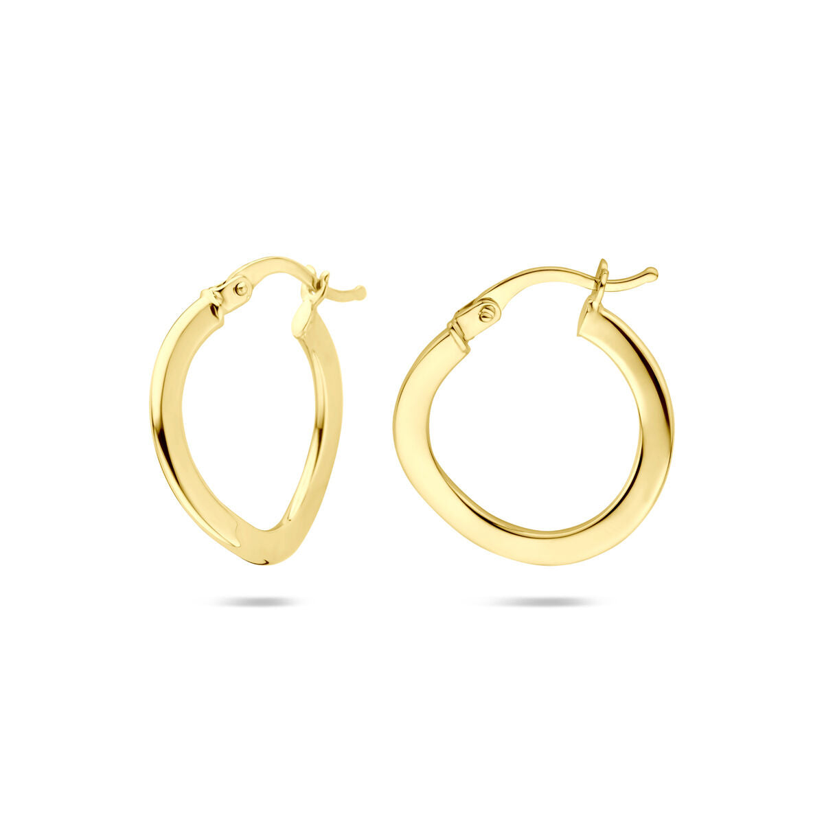 14K geelgouden oorringen 21 mm - 4033499