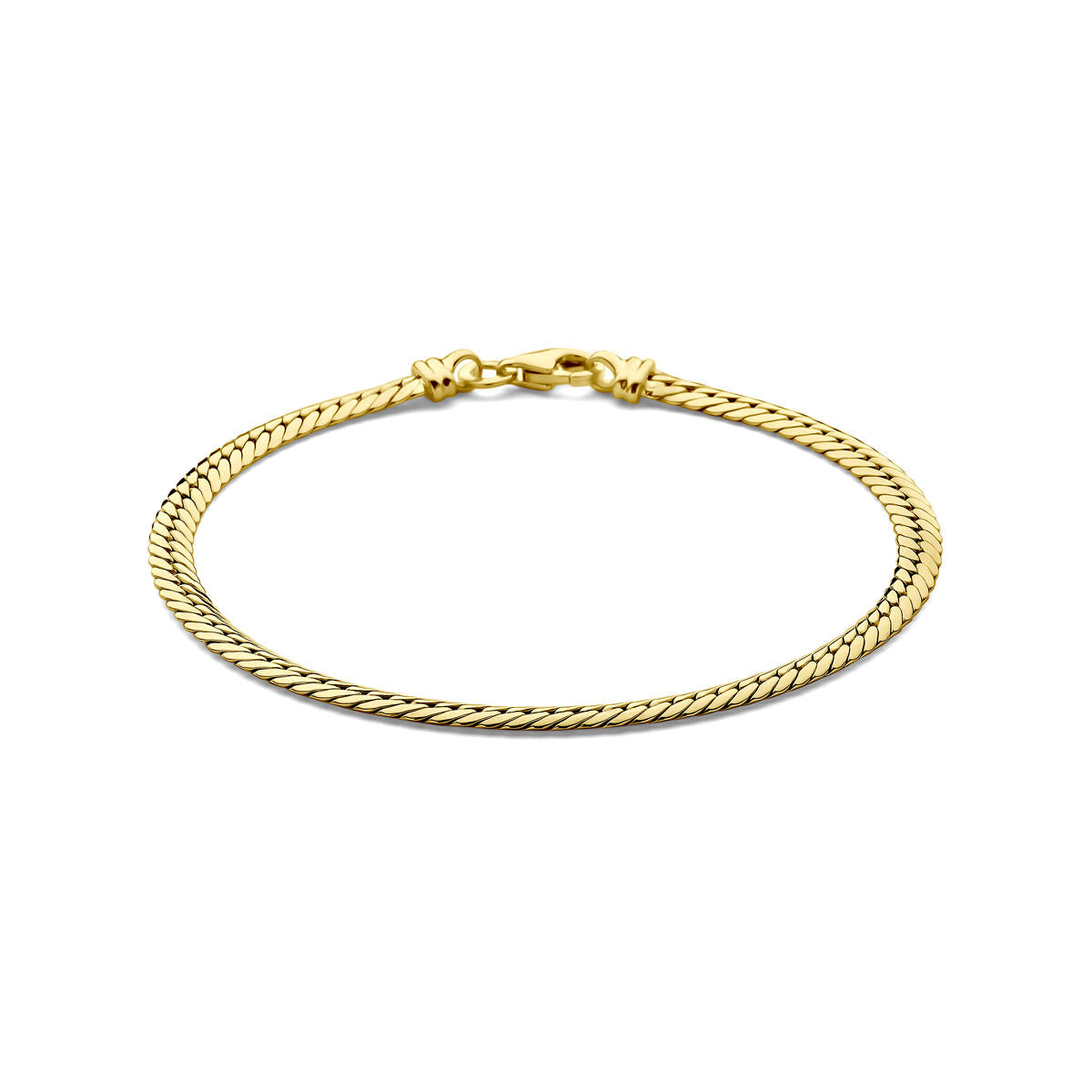 Fantasy Collection Armband gourmette 3,8 mm 19 cm 14K geelgoud