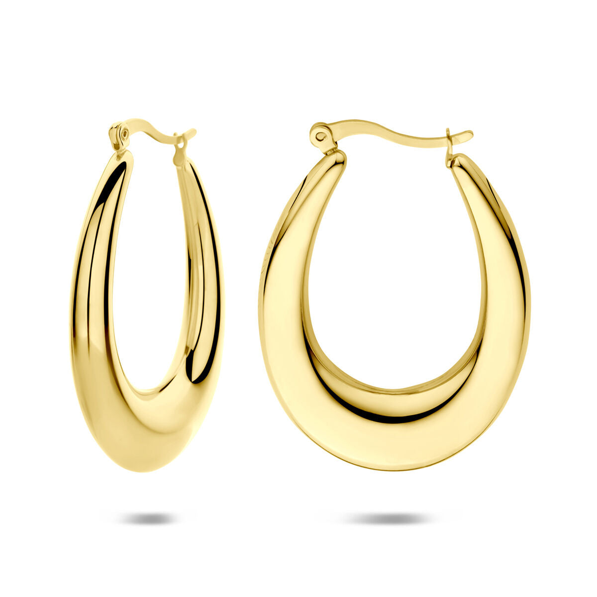 Edelstalen oorringen ion plating 43 mm - 6506145